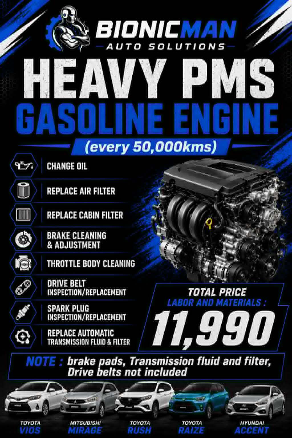 Heavy PMS Gasoline